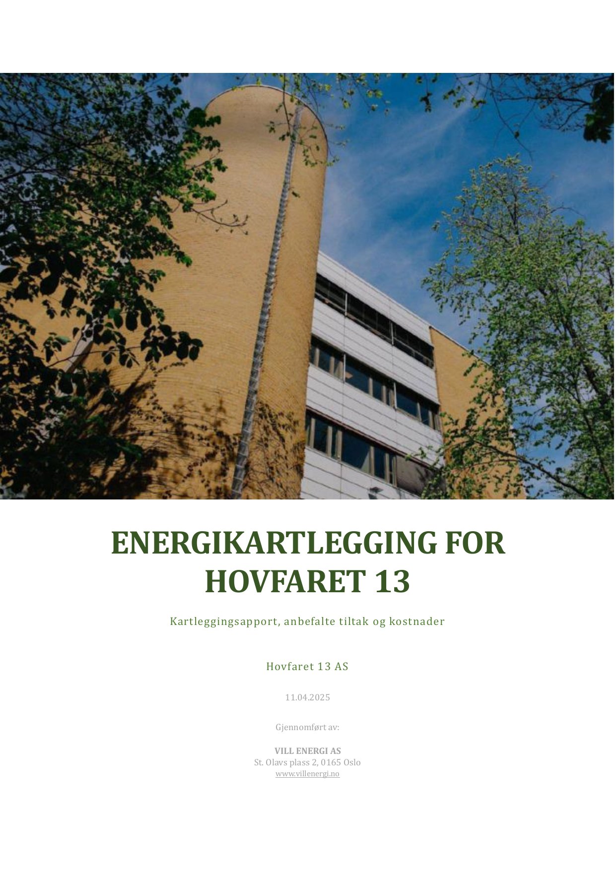 Energikartlegging side 1